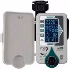 Centralina Programmatore Amico Vision con Batteria Ricaricabile, Bluetooth e Funzione Rain, Colore Bianco