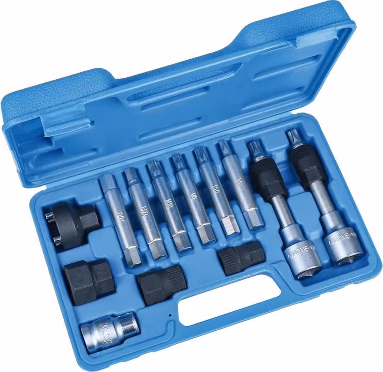 CONDOR set di utensili per alternatore 1/2", ruota libera in valigetta