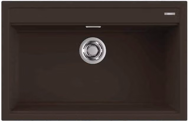 Lavello Elleci Incasso 1 vasca 79x51 Best 130 Granitek Espresso Marrone LGB13078