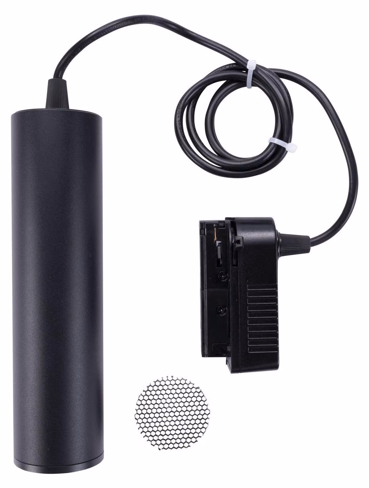 Lampada a binario Ledvion, lunghezza 1 metro, monofase, colore nero, con un portalampada, senza lampadina GU10 inclusa