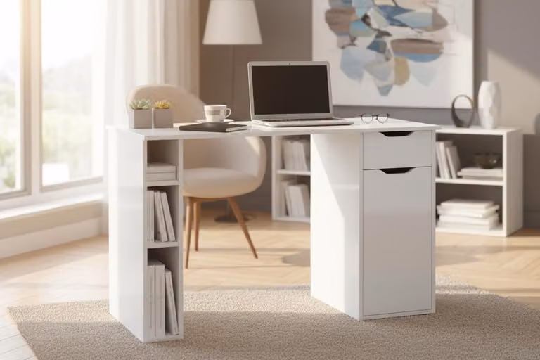 Scrivania Tavolo da ufficio Tavolo per computer Tavolo da lavoro Tavolo per laptop Tavolo da ufficio "Max I"
