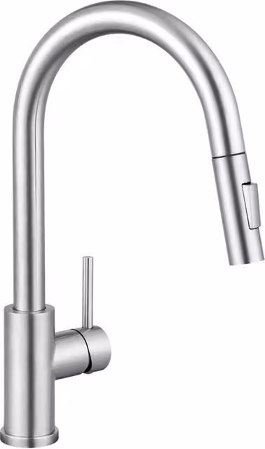 Cucina a pressione, Cucina a pressione con Sprezzatore estensibile, Cucina a pressione ad alta pressione, Cucina a pressione con rubinetto per scarico, Due sfiatatoi, 360° Rotativo, In acciaio inossidabile - SERIE SOFETIY