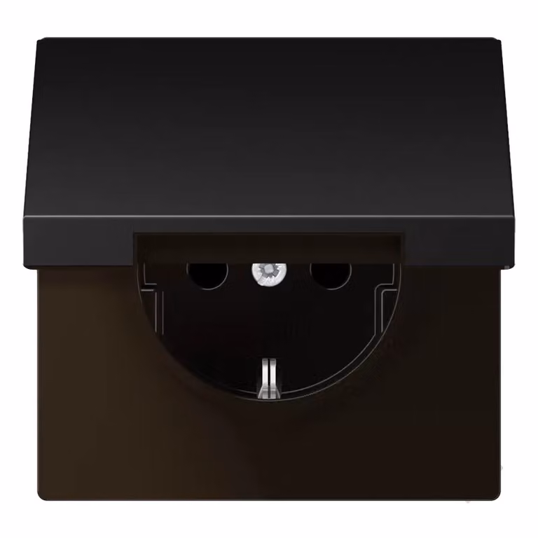 Presa Schuko 16A 250V con coperchio a cerniera - Presa AL 1520 KL D