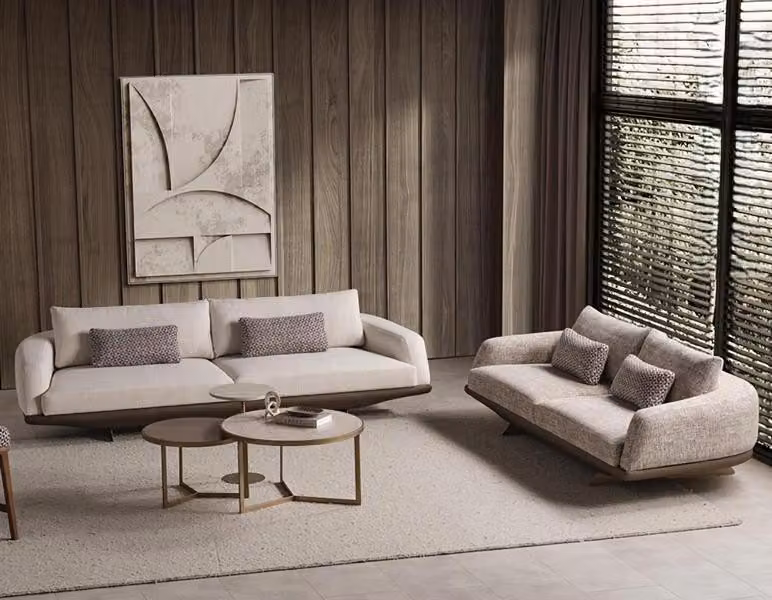 Sofa Sofagarnitur 2x 3 Sitzer Set Design Polster Couchen Modern Garnitur