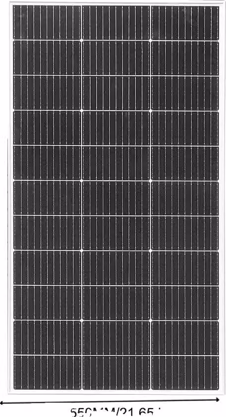 Pannello solare, alta efficienza, struttura resistente, 18,15V 120W