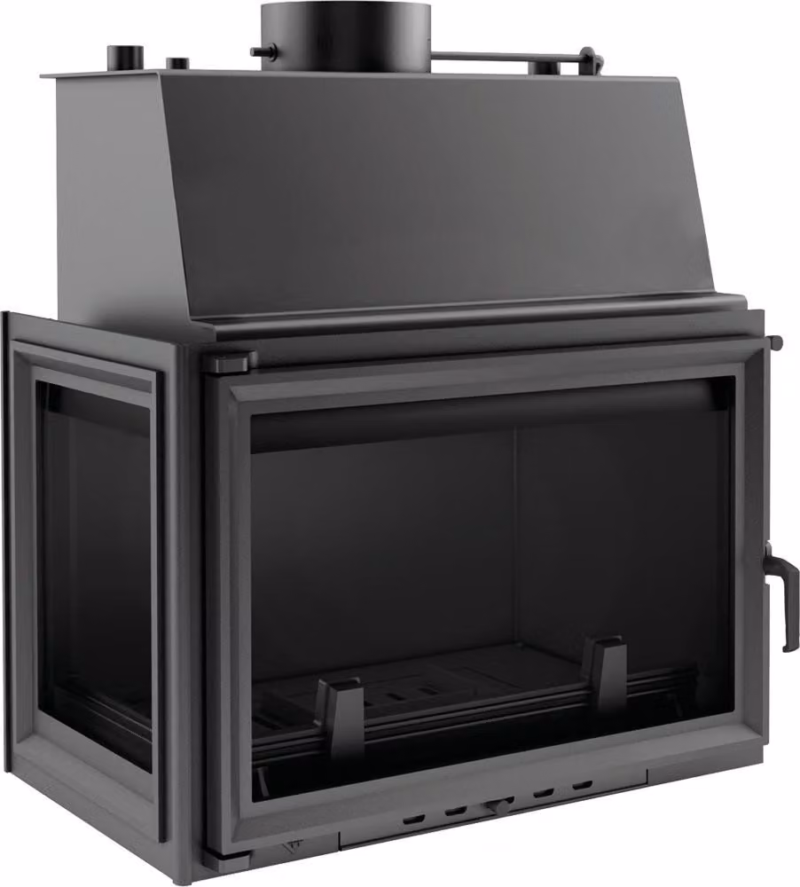 Inserto camino ad acqua KRATKI ZUZIA Sinistra 12 Kw Ø200 Ecodesign Eck SET