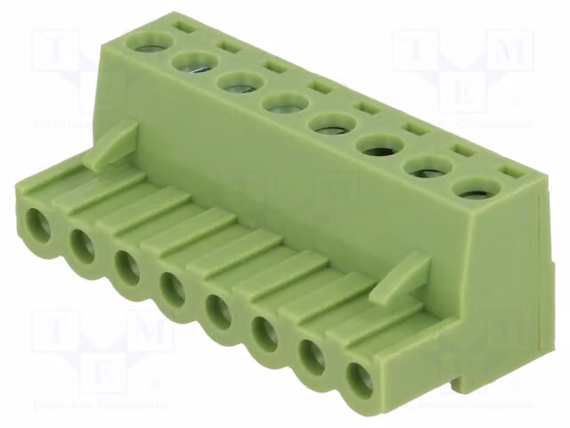 1 x Profilo di chiusura disattivabile, connettore da 5 mm, connettore dritto, 8 poli, connettore femmina XY2500F-A(5.0)-8P, separabile