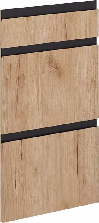 Frontale cucina Vicco R-Line Rovere dorato 39.6 x 70.4 cm frontale del mobile per mobile base con cassetti, Model 39513