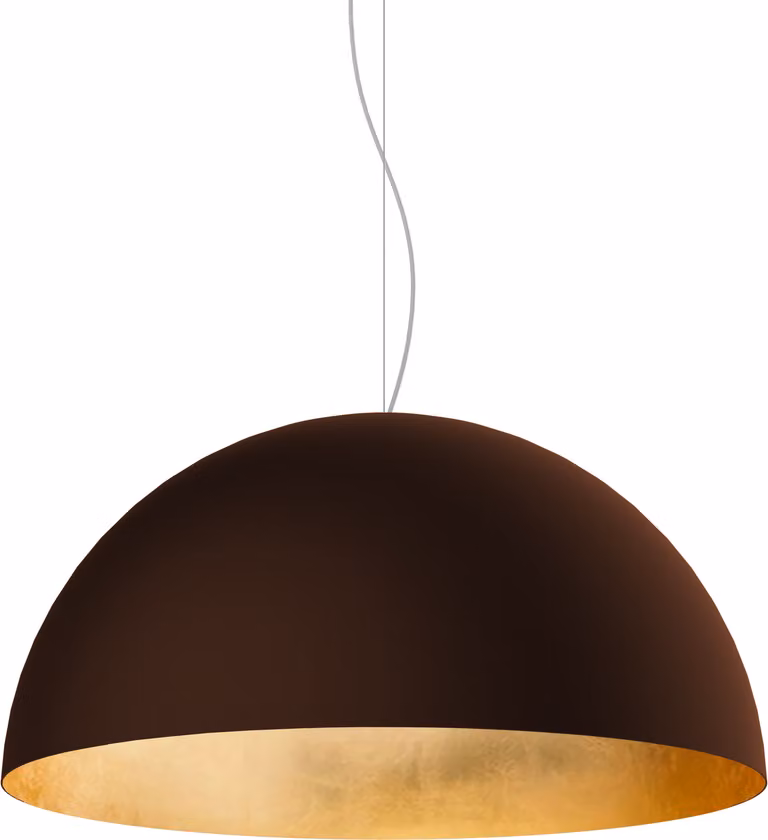 Lampada A Sospensione Venice In Acciaio Corten