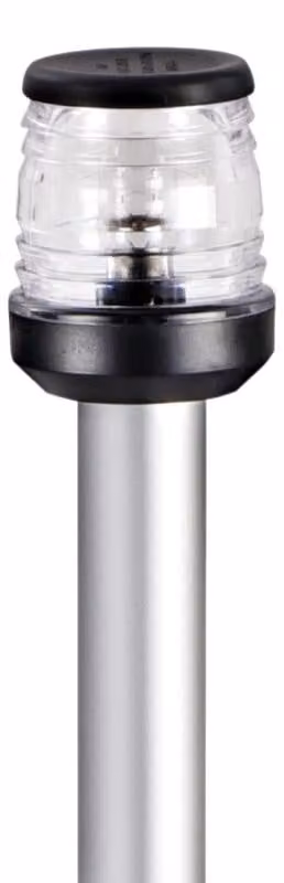 Albero classico in alluminio 100 cm luminoso 360° bianco , 1 pezzo
