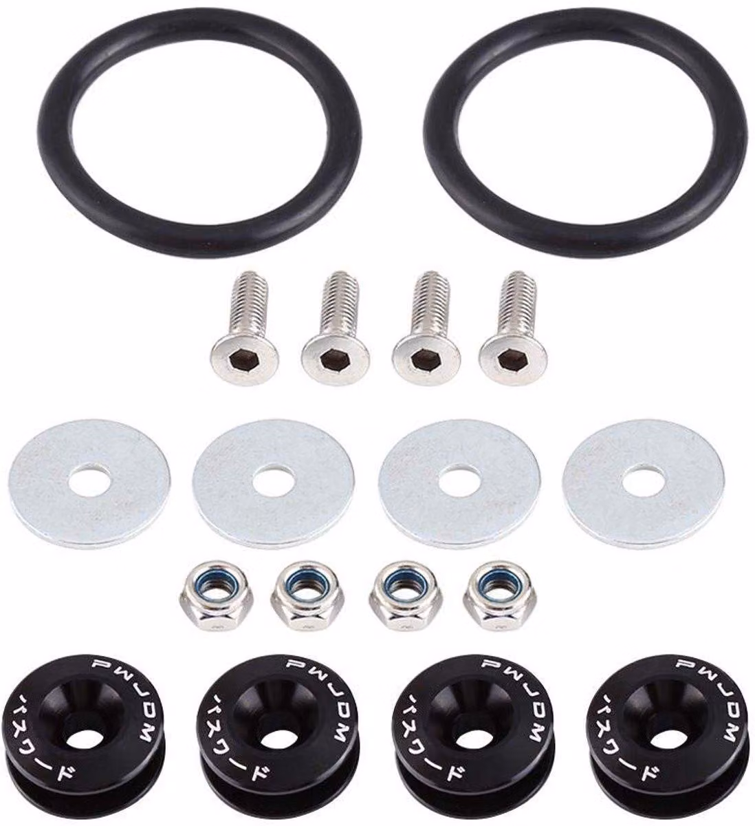 Piastra di supporto/kit paraurti - Fissaggio rapido - Disponibile in diversi colori