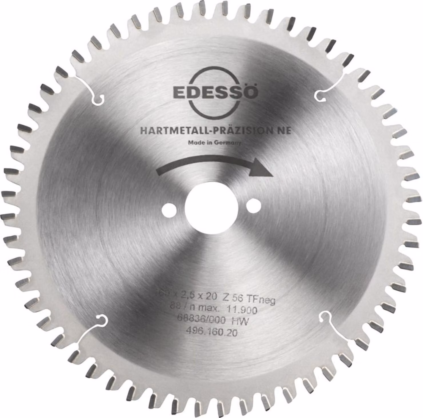 Lama circolare HW, precisione 160x2,5x20 Z56 TF-neg.