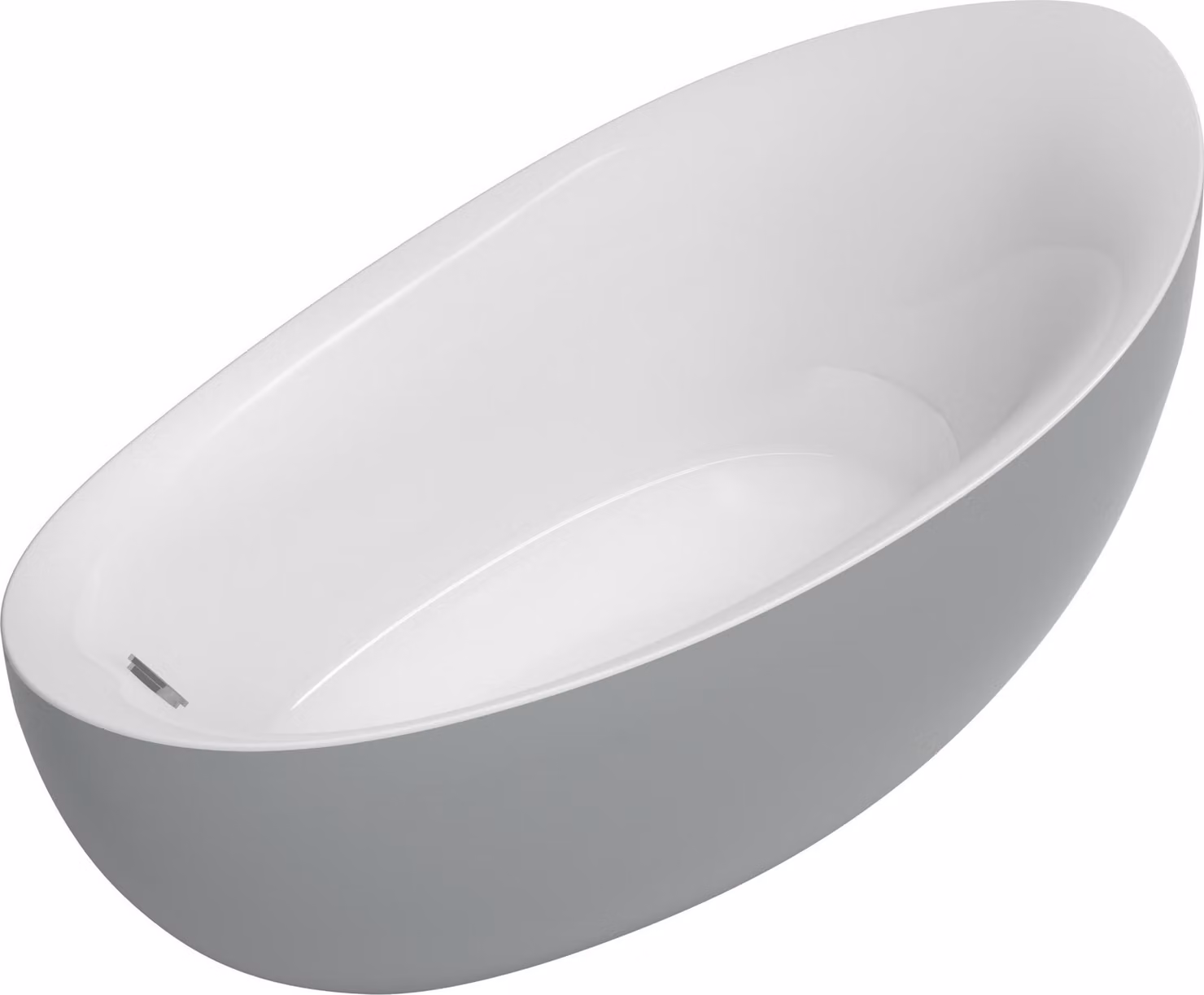 Villeroy & Boch vasca freestanding AVEO NEW GENERATION forma speciale, BiColor, 1900 x 950 mm bianco
