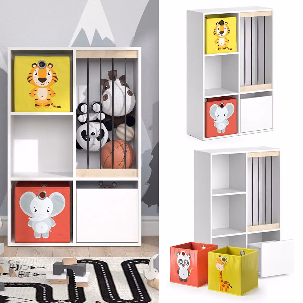 Libreria per bambini Luigi Vicco Bianco L: 29.2 cm, H: 107.8 cm, P: 26.6 cm – 2