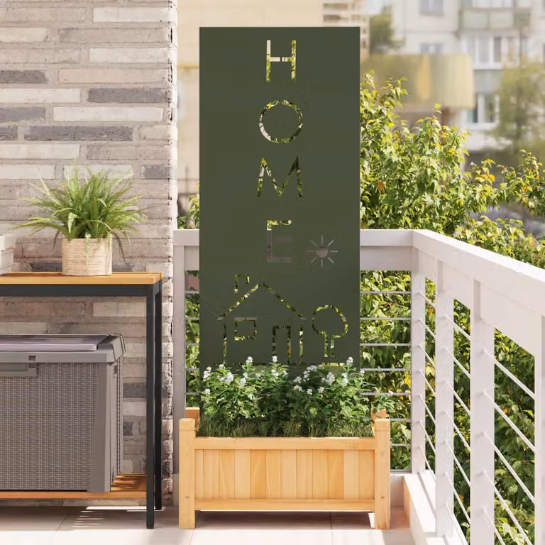 Schermo per privacy in giardino Oliver verde 50 x 140 cm