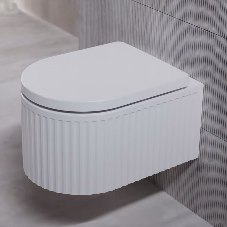 WC suspendu Steinberg Serie 710 Design, avec abattant à fermeture progressive, 7101805W, 7101805W