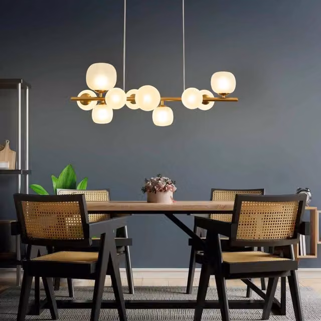 LÚZETE - LAMPADA DA SOFFITTO 10 PARALUMI BIANCO OPALE BIANCO OPALE NICOLETTA