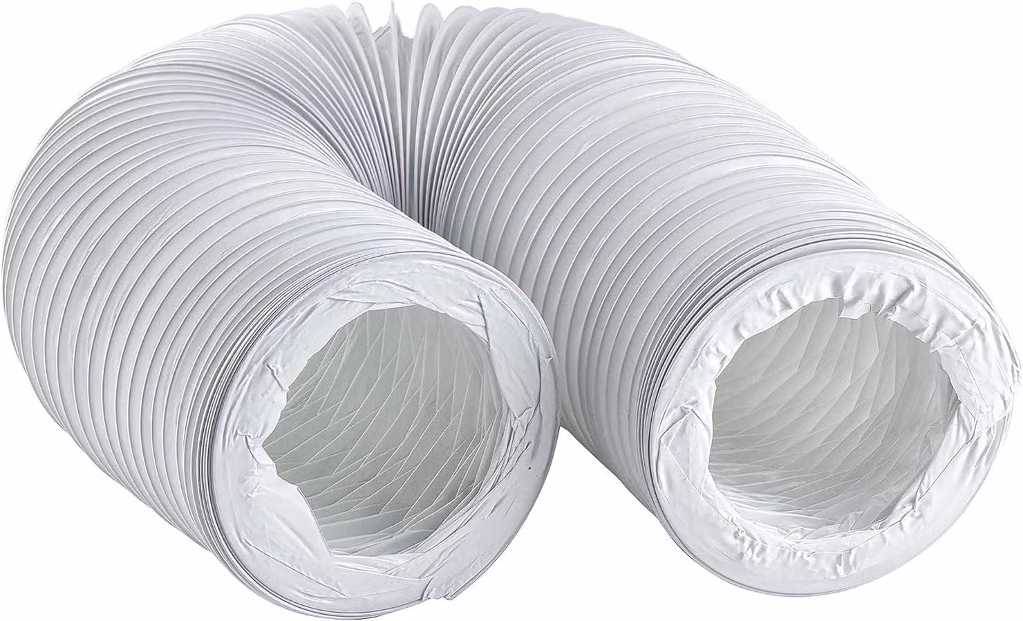Tubo flessibile in PVC per scarico, diametro 125 mm, lunghezza 6 metri, per sistemi di condotti dell'aria