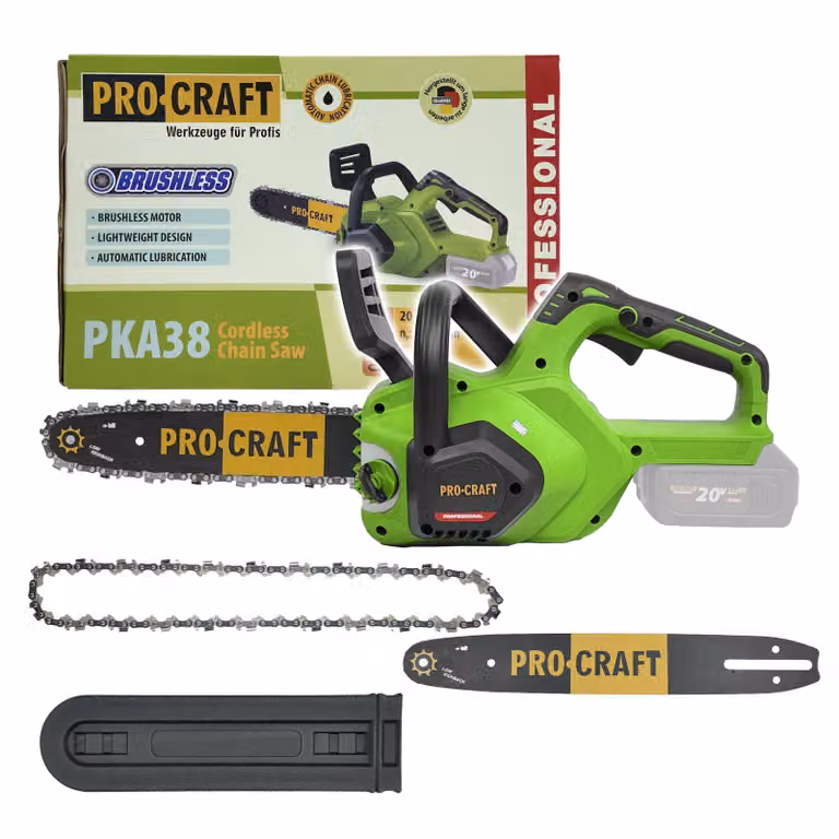 Sega manuale a batteria Procraft PKA38 (senza batteria e caricabatterie)