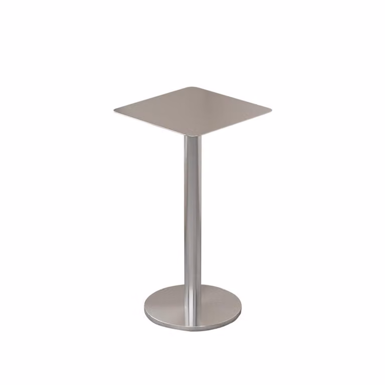 Mobili da ristorazione in acciaio inox bar caffè tavolo commerciale bistrot 40x40x75cm 【BXG-BF40】
