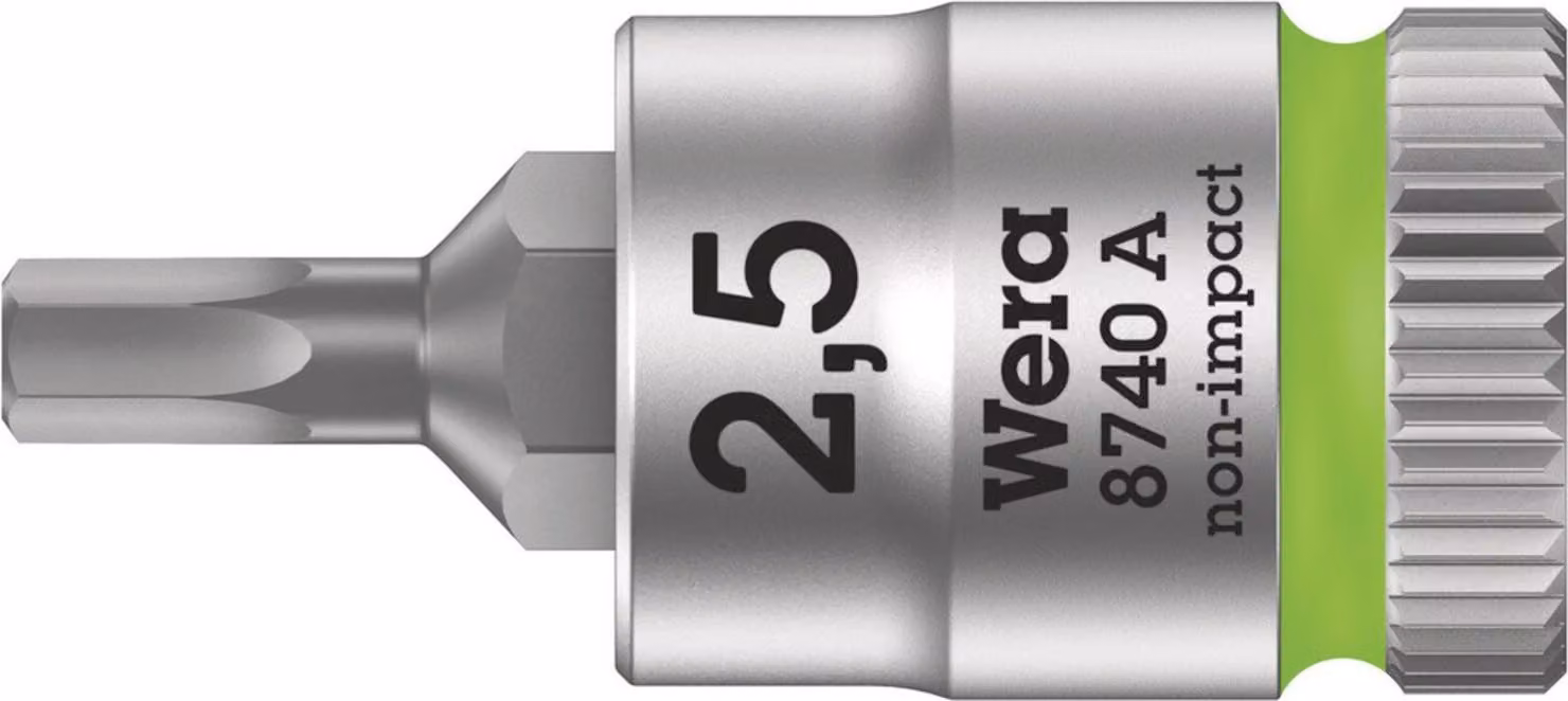 Inserto per cacciavite a esagono incassato da 1/4" 2,5x28 mm Wera | 4013288187161