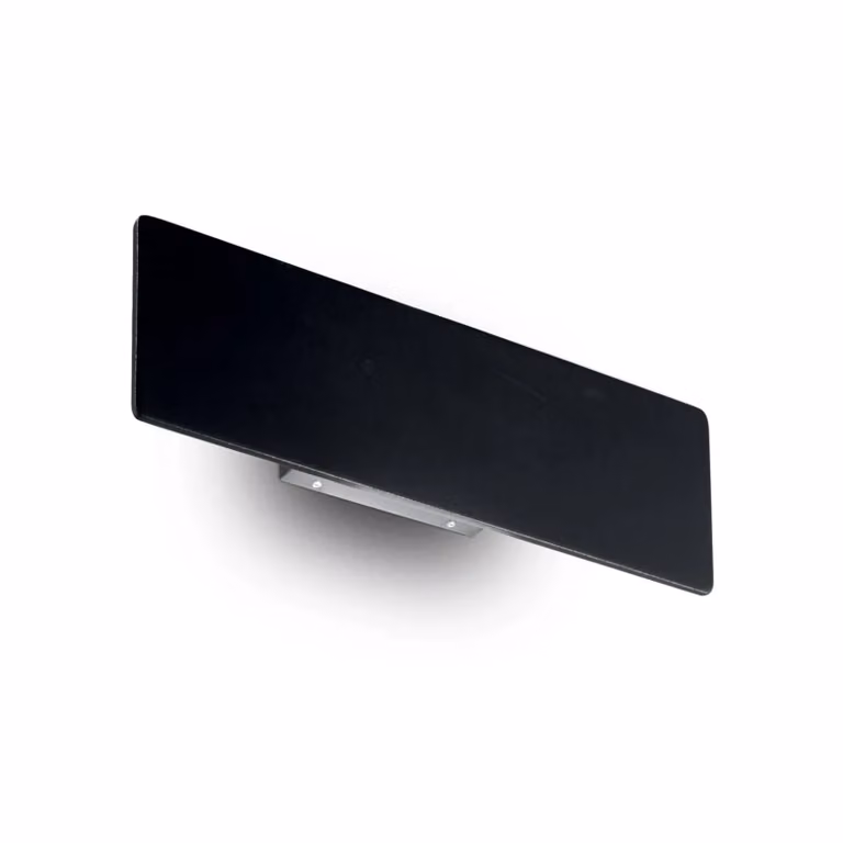 IDEAL LUX Applique da parete a LED Zig Zag, Nero, Corridoio, Alluminio, Moderno, Applique a LED