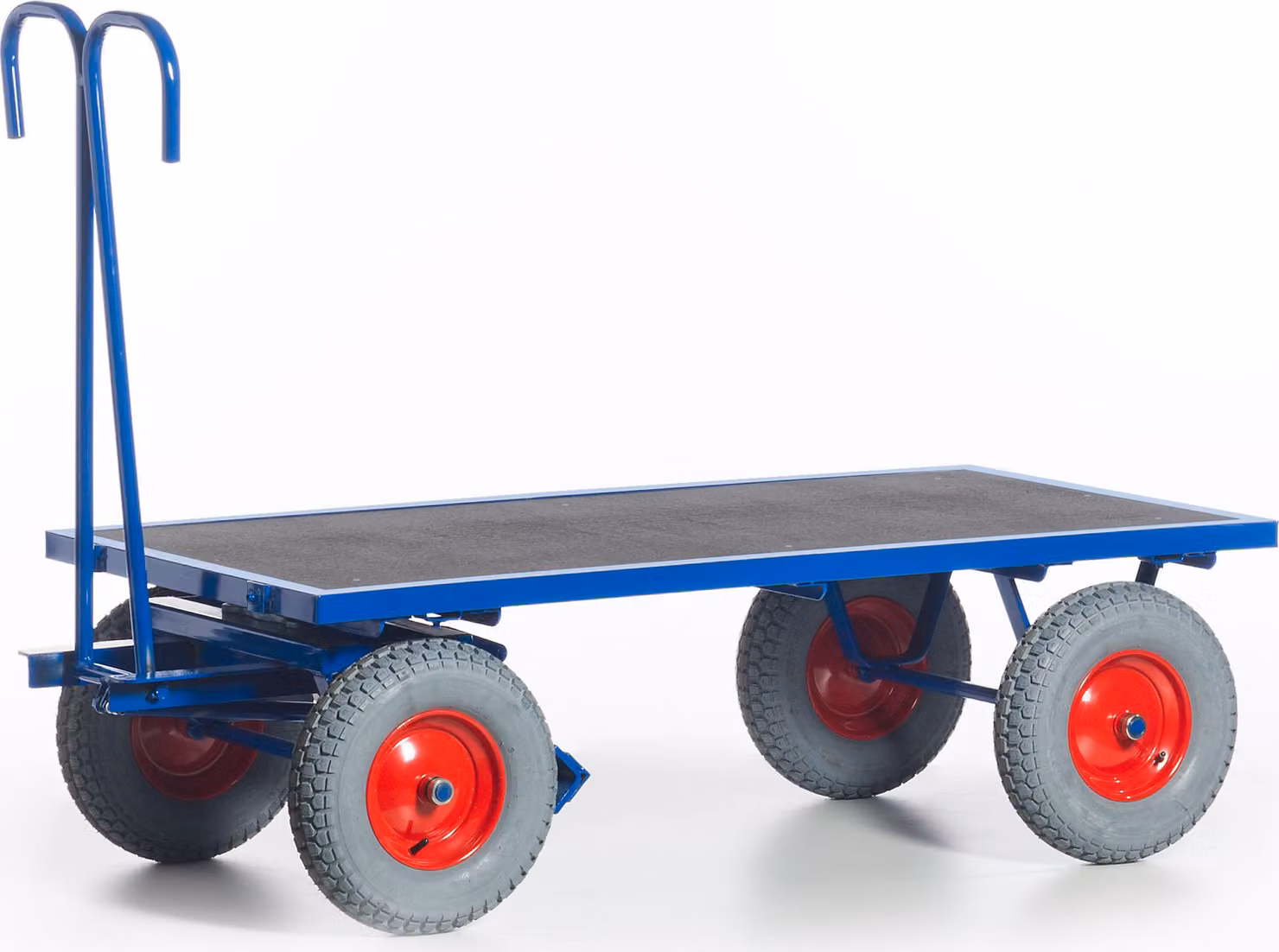 Carrello a mano Rollcart senza sponde 1000 x 700 x 410 mm (L x P x A) con ruote in gomma piena