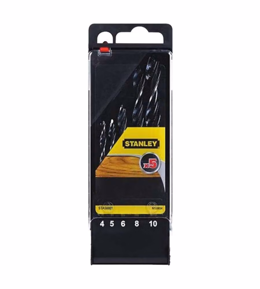 Set Punte elicoidali per legno Stanley
