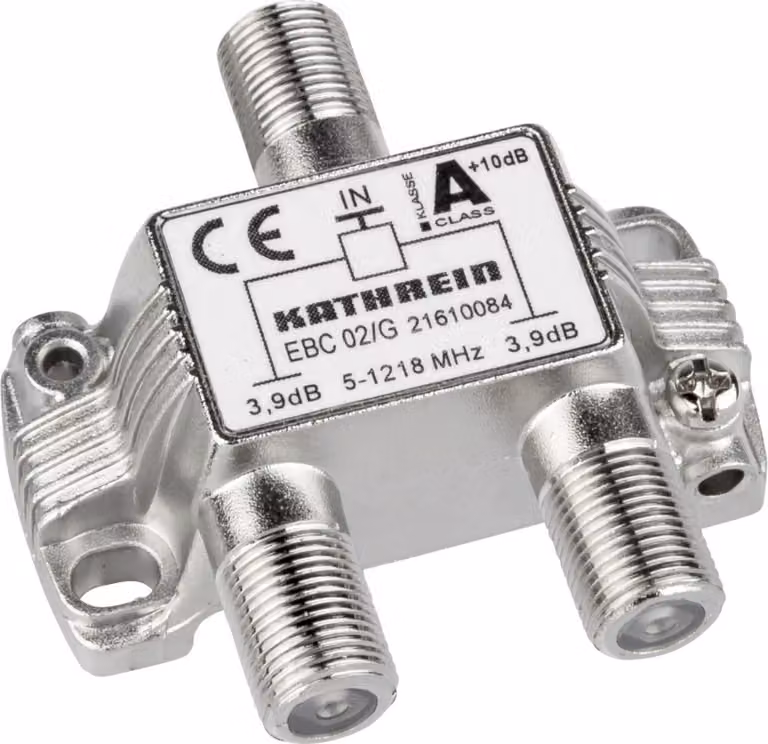 KATHREIN Splitter doppio 5-1218 MHz connettore F EBC 02/G