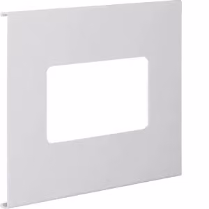 Copertura Hager doppia R7 in PVC, finitura OT 190, grigio chiaro, L91927035