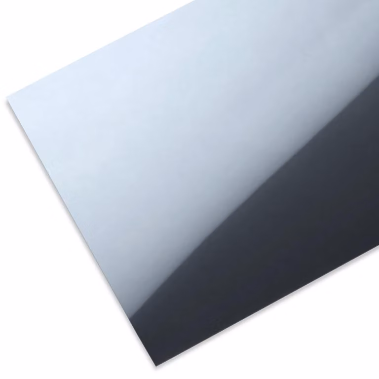 Elzusha - Specchio in polistirene con finitura argento e bianco opaco