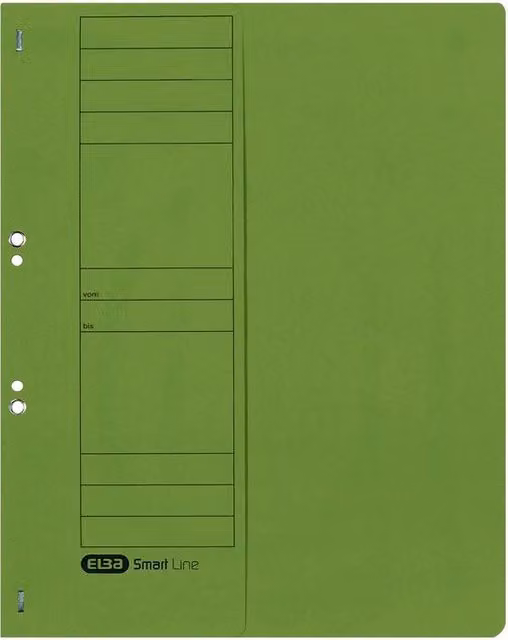 Occhielli Elba per copertine A4 in cartone, colore verde, confezione da 50 pezzi