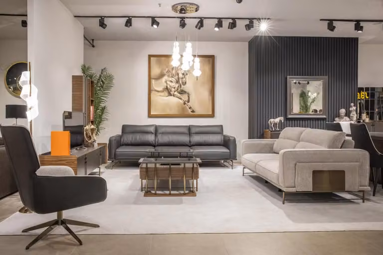 Sofagarnitur 4+3+1 Wohnzimmer Luxus Sofa Modern Komplett Modern
