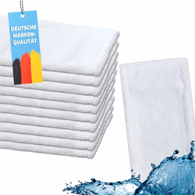 5 panni in microfibra da 50 cm per mop – per uso chimico e umido