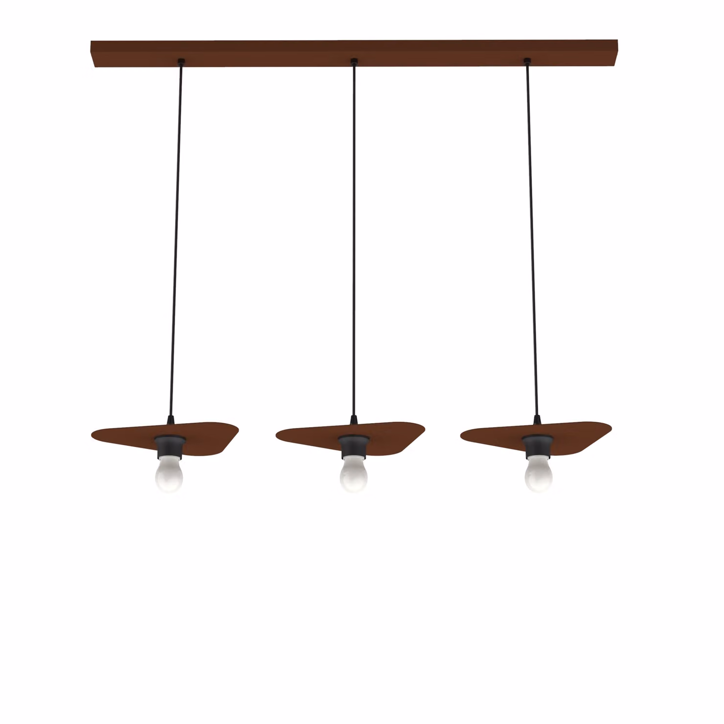Lampada A Sospensione Cloud Lineare A 3 Luci, Monocolore Opaca