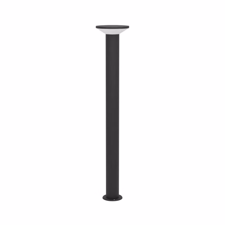 EGLO Lampione a LED Rigosa, nero, altezza 100 cm, metallo Rigosa, Nero, Metallo, Moderno