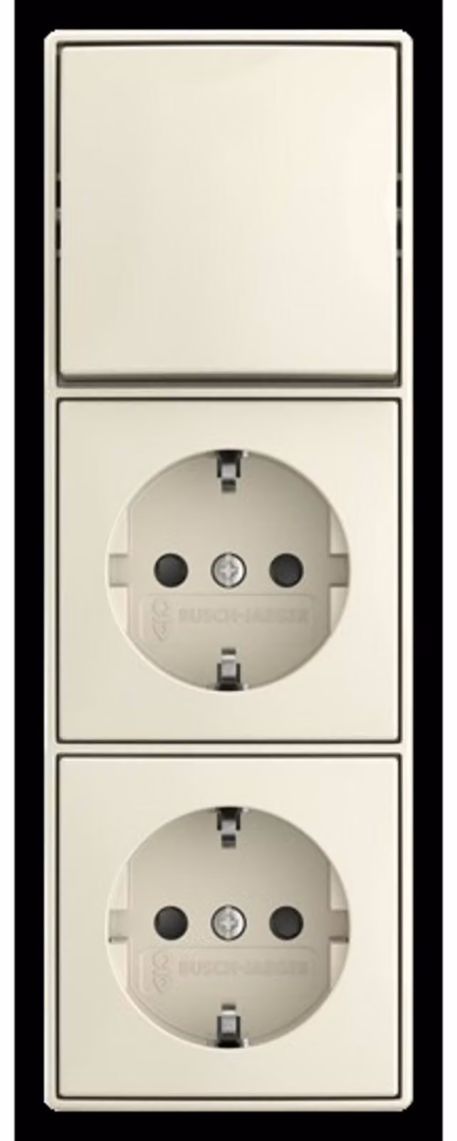 BUSCH JAEGER Kombination Wippschalter 2601/6/20/2 EAPBJ522 (2TKA00005545)