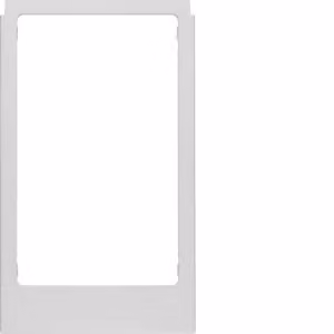 Berker 13206424 Cornice di design angolare, versione grande, accessori in alluminio opaco, verniciato