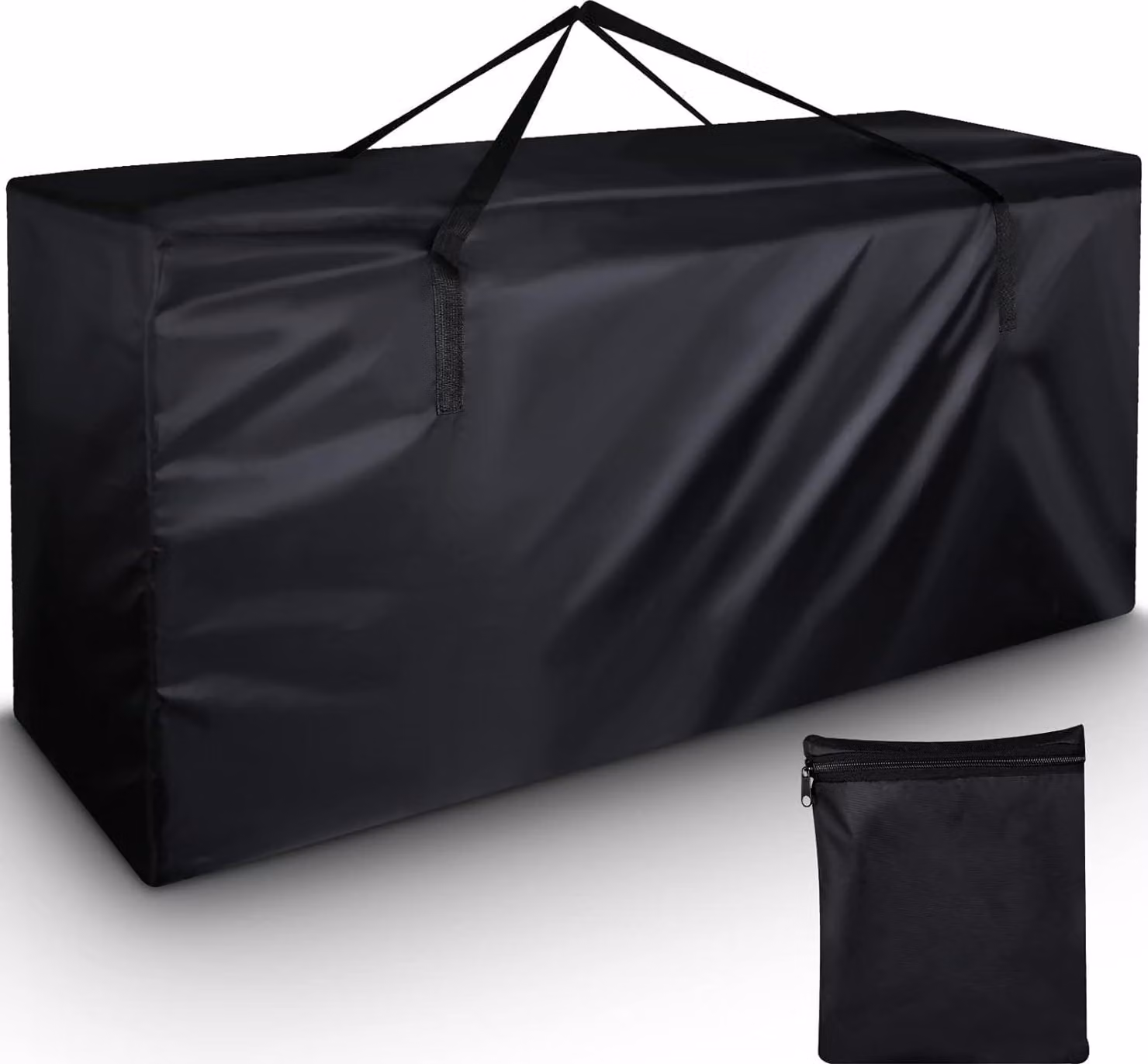Sacchetto impermeabile e resistente ai raggi UV, dimensioni 122 x 40 x 55 cm, ideale per proteggere i cuscini da giardino