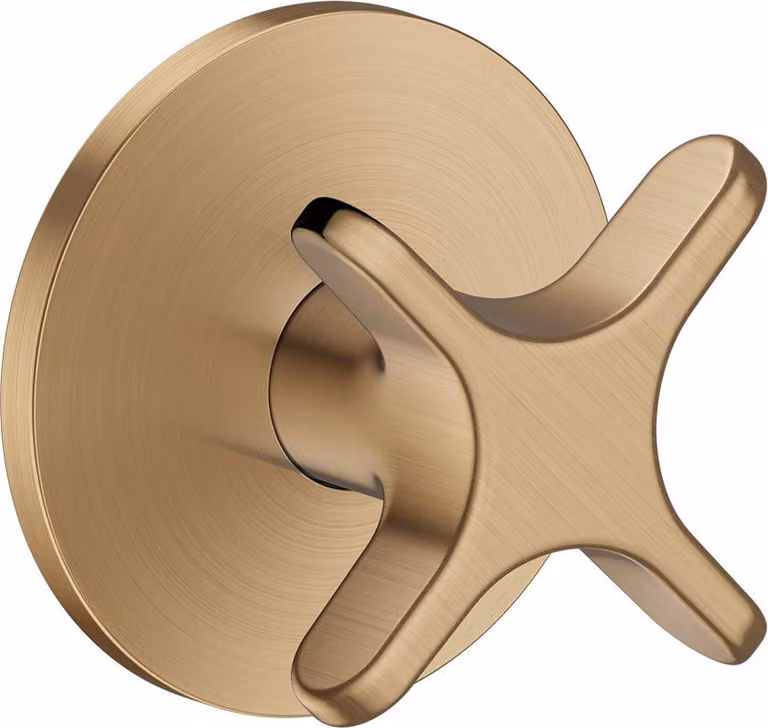 hansgrohe AXOR One robinet d'arrêt encastré, avec poignée croisillon, 48771140, 48771140