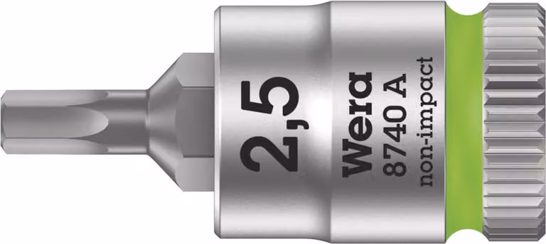 Inserto per cacciavite a esagono incassato da 1/4" 2,5x28 mm Wera | 4013288187161