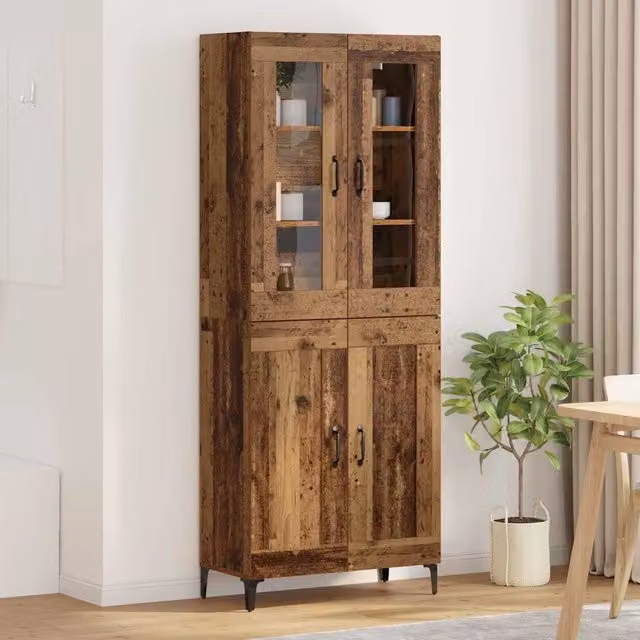 Credenza Legno vecchio 69,5 x 34 x 180 cm Legno ingegnerizzato 3403580