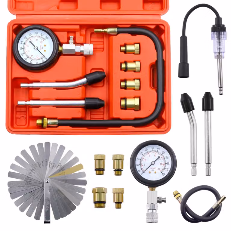 Kit per testare la compressione del motore (10 pezzi) e kit per testare le candele