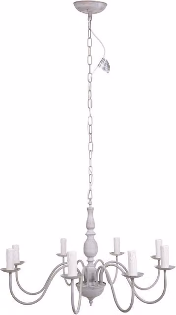 Lampada a sospensione WANDERLUST DECO grigia in metallo L: 77 cm, P: 77 cm, H: 134 cm