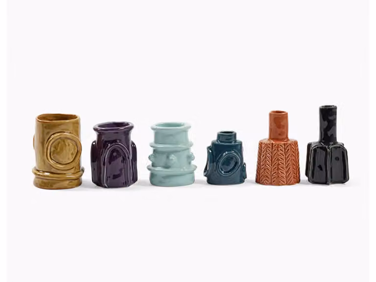 Molly Glazed Vaso - Set da 6