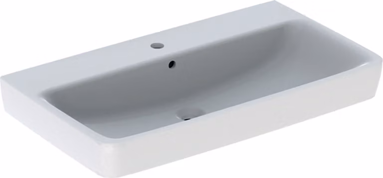 Geberit Renova Plan, lavabo, 85x48 cm, 1 trou pour robinet, avec trop-plein, 501698, 501.698.00.1, 501.698.00.1