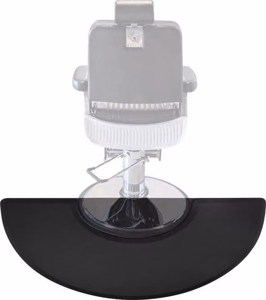 Tappetino per salone di parrucchiere -Poliuretano- PVC - Nero - 150x90 cm