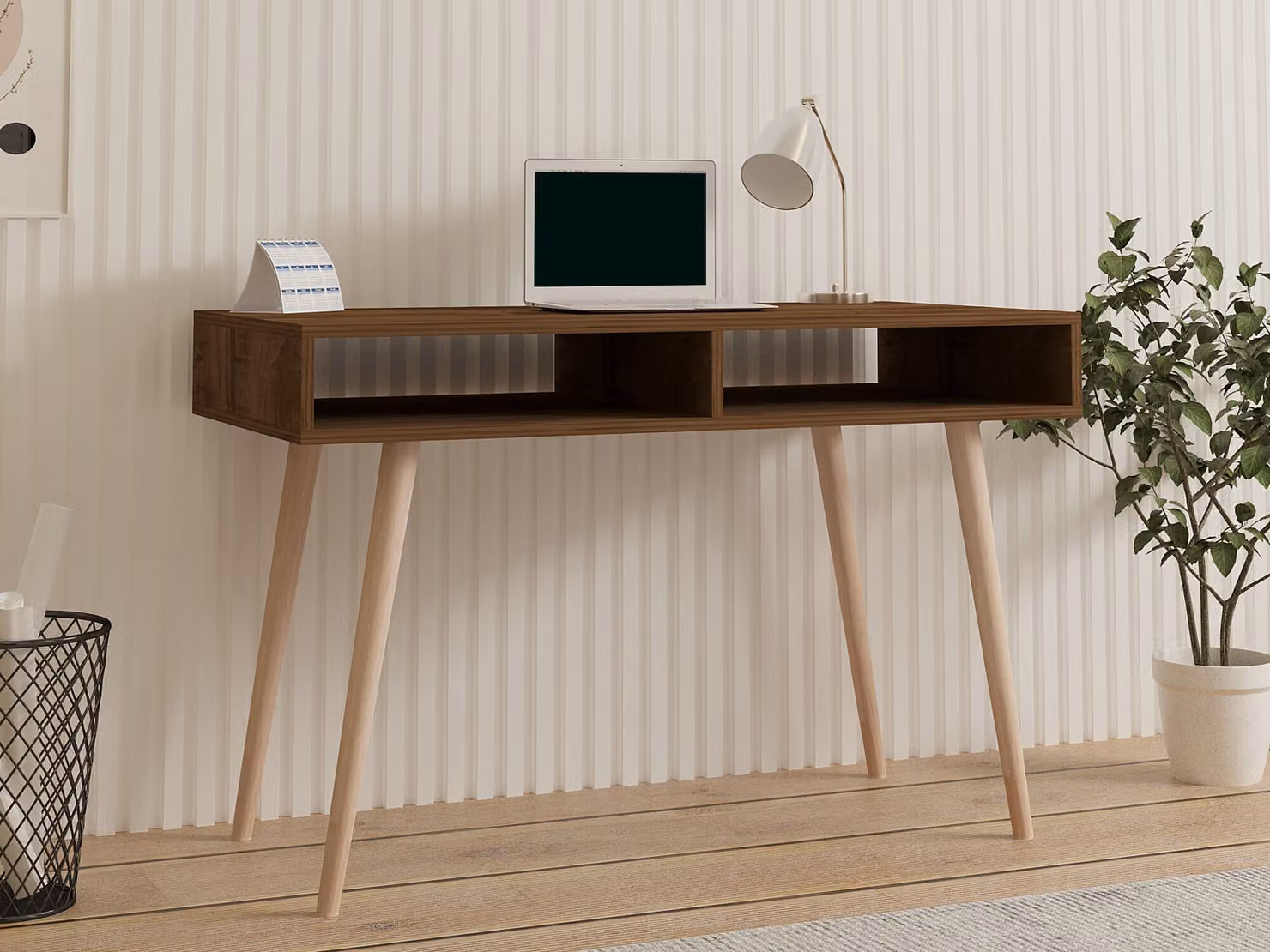Skye Decor, Novo- Novo PUQ, colore noce, tavolini da salotto, 74,8x120x60 cm, pannello truciolare rivestito al 100% in melamina