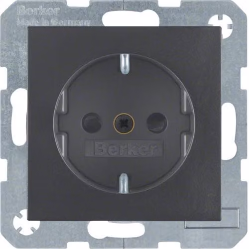 Berker 41231606 Presa SCHUKO antracite, opaca Berker B.3/B.7