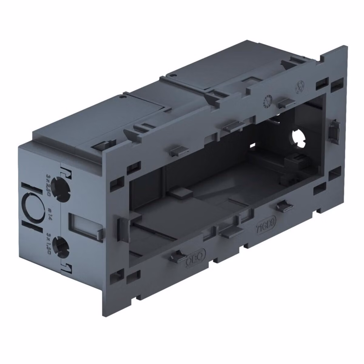 OBO BETTERMANN scatola di installazione per elettrodomestici 3-gang 71GD9-2 dimensione a scatto 45 71GD9-2 (6288579)
